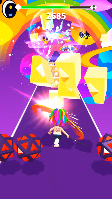 Скриншот игры 6ix9ine Runner