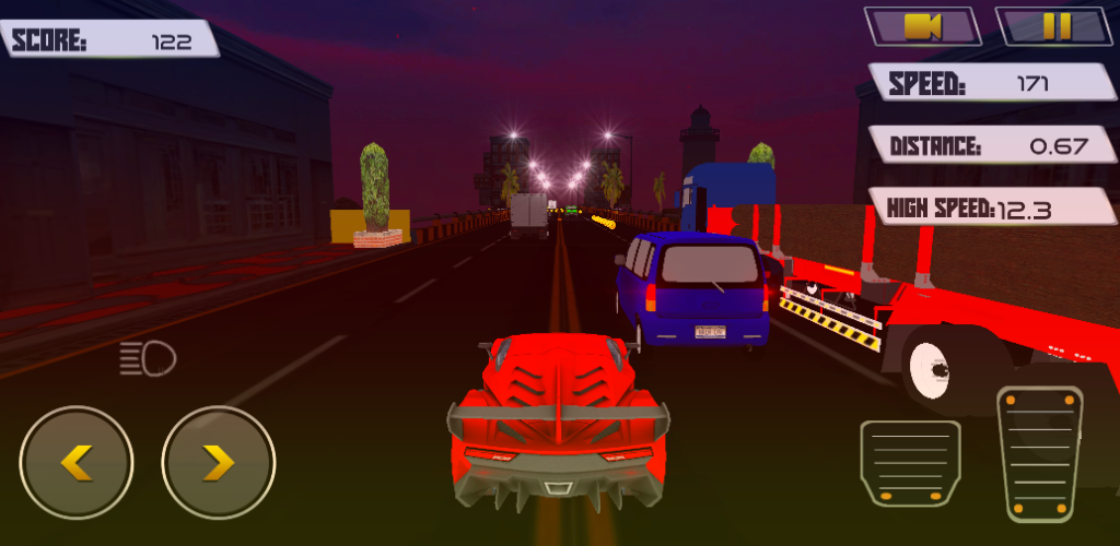 Crazy Highway CarX Racer Game Game Screenshot