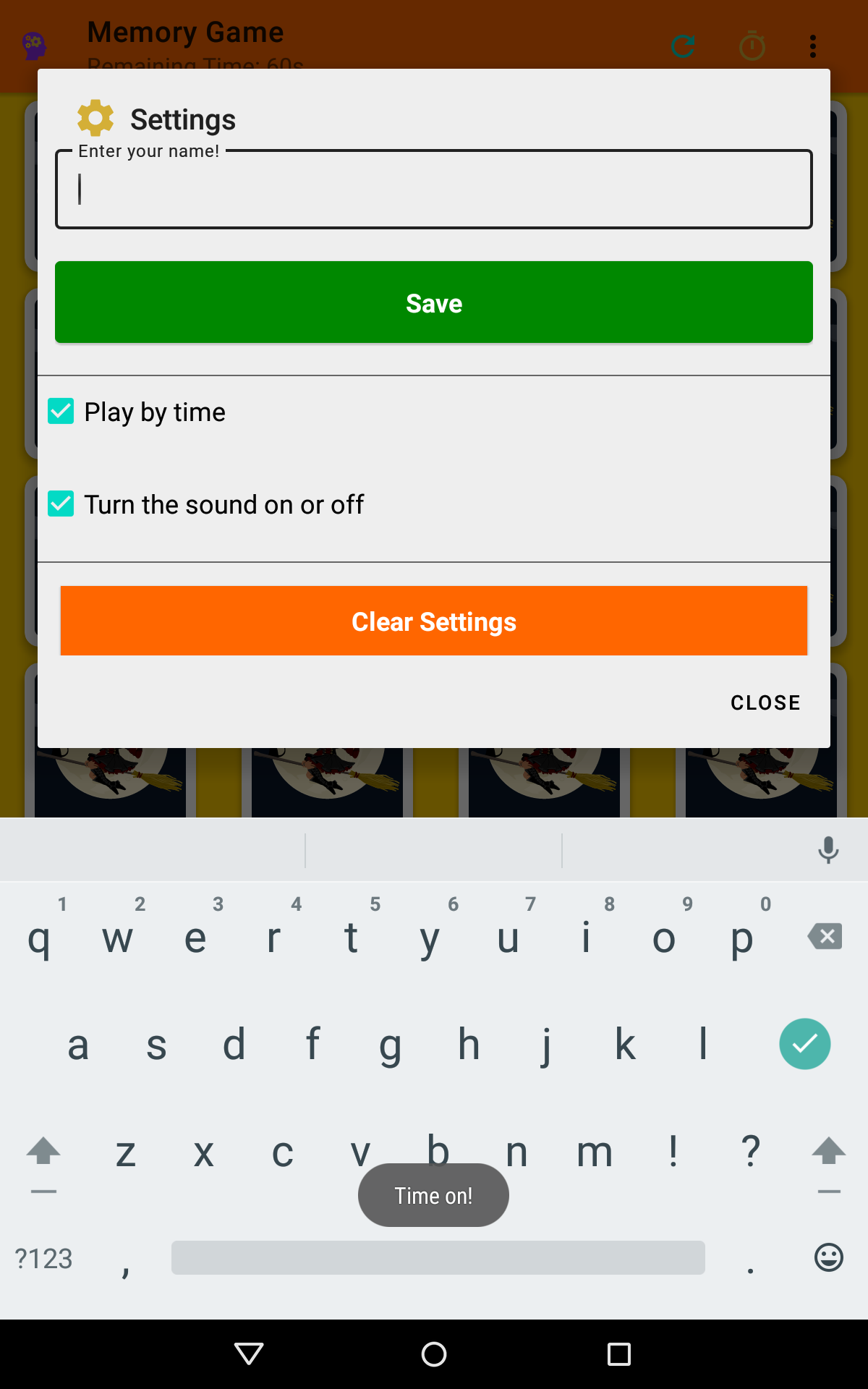 Screenshot of Memory Game - Pro
