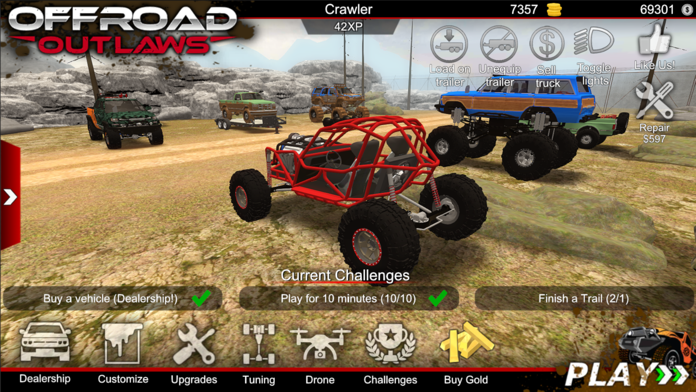 Screenshot 1 of Offroad Outlaws 