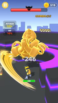 Crushing Blow Game Screenshot