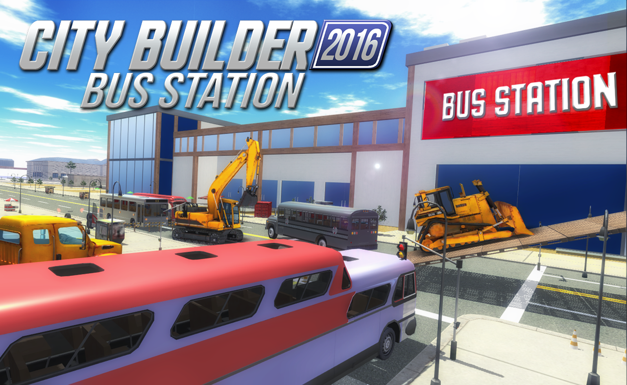 City builder 2016 Bus Station Game Screenshot