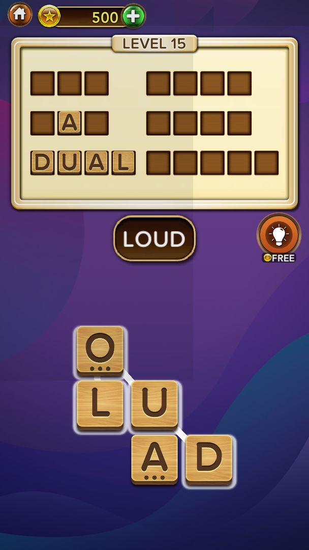 Wordlicious - Word Games Free for Adults 게임 스크린 샷