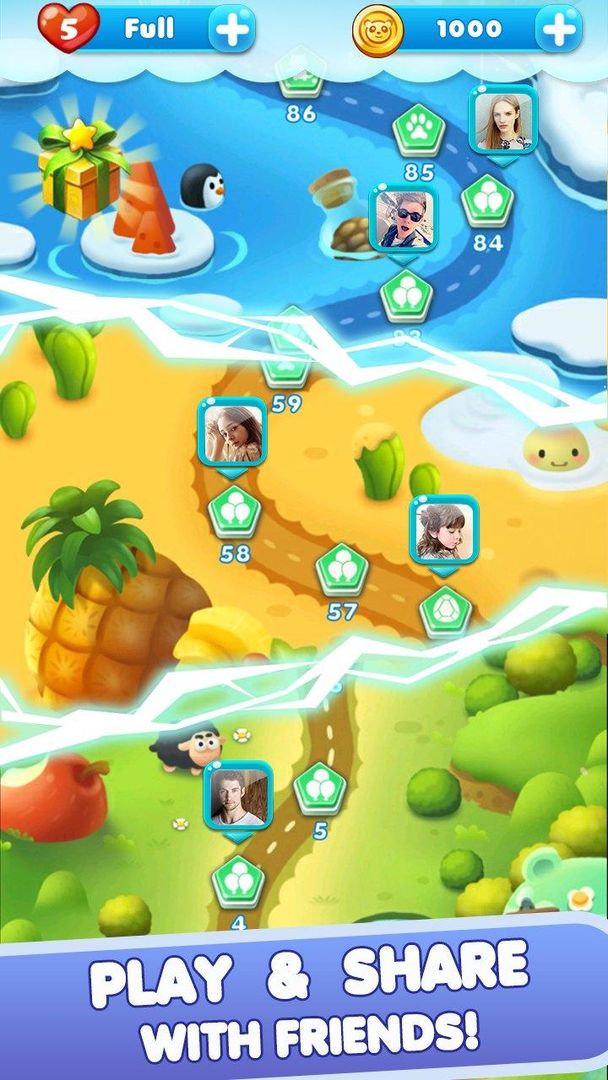 Screenshot of Bubble Panda Rescue