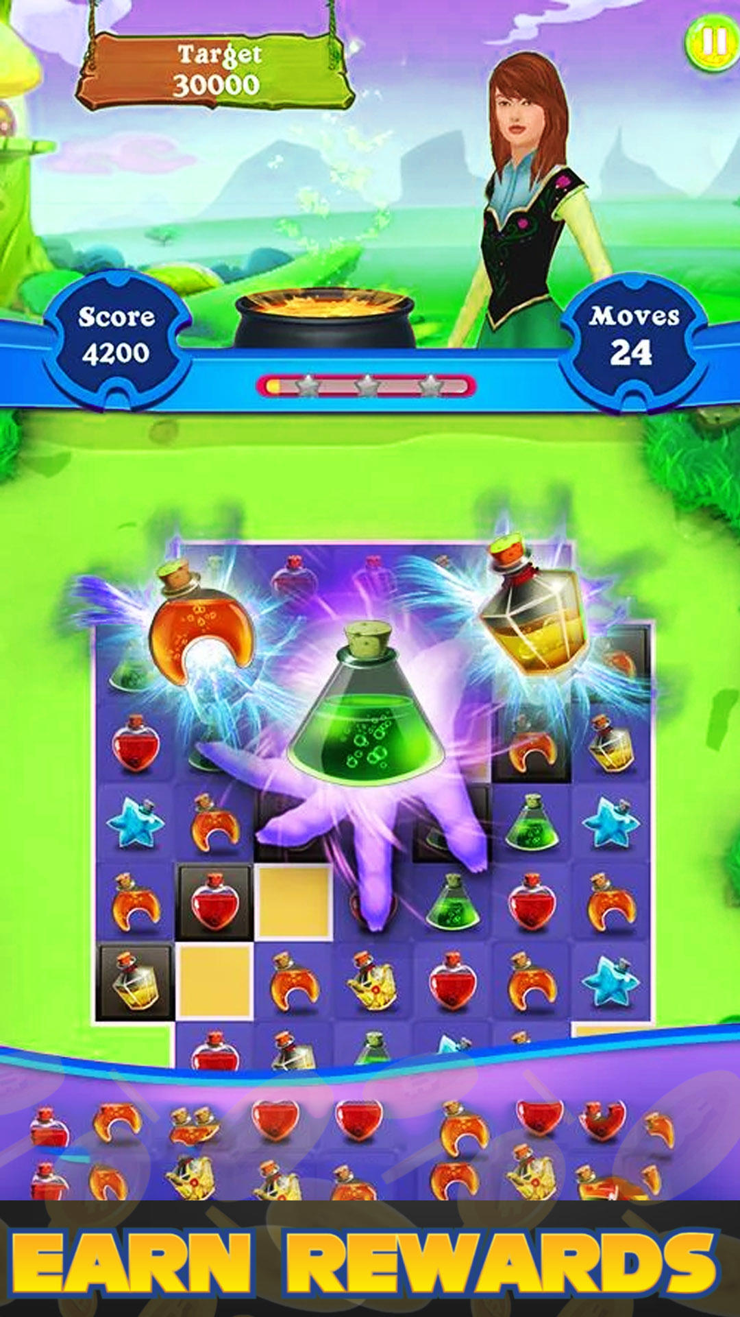 MagicMatch BTC Game Screenshot