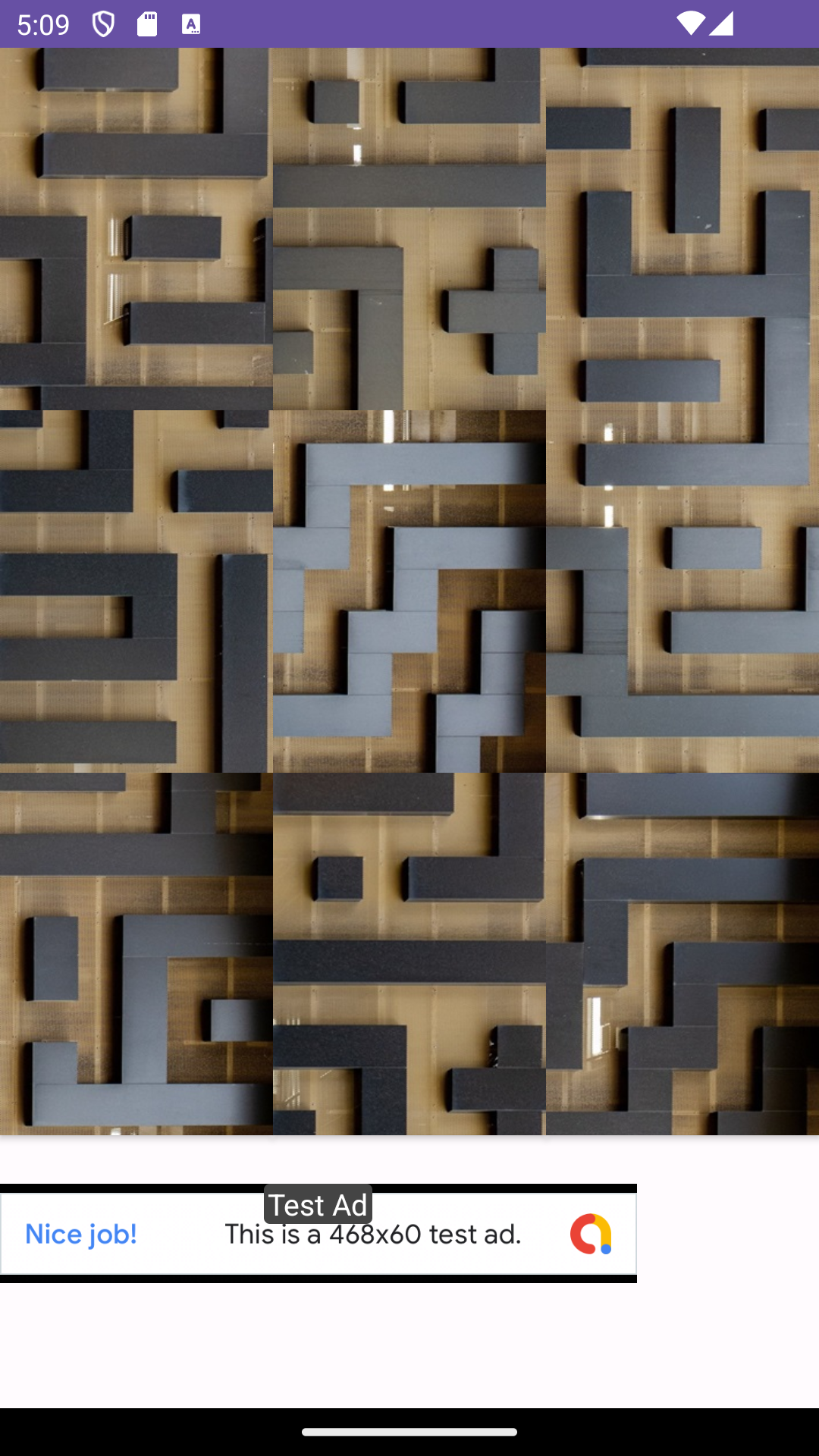 Maze Puzzle Game Screenshot