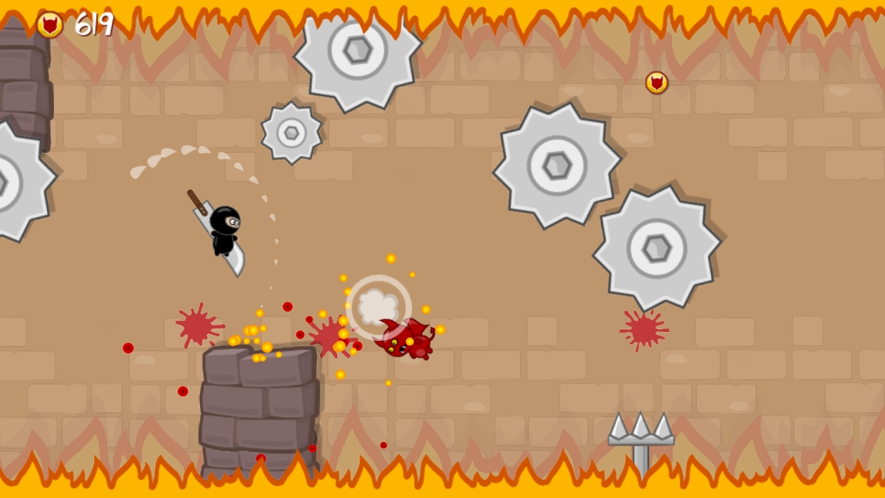 Ninja Shurican: Rage Game ภาพหน้าจอเกม