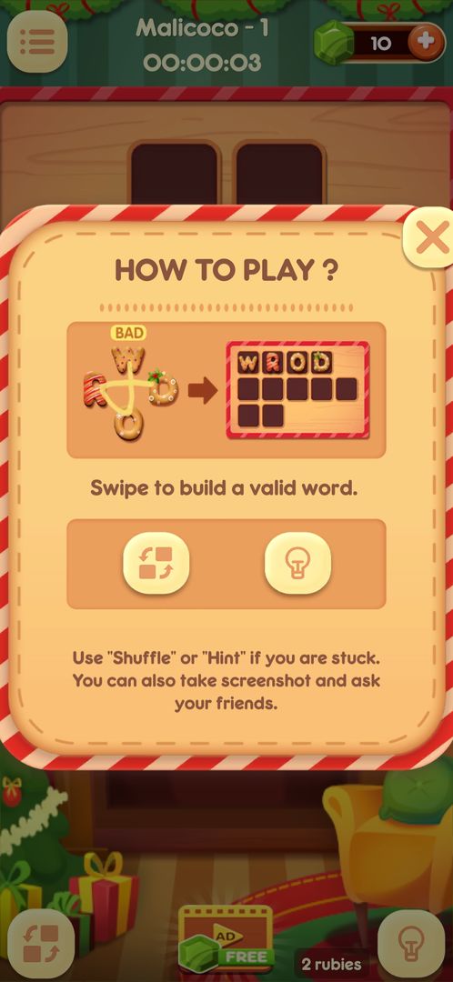 Screenshot of Word Collect