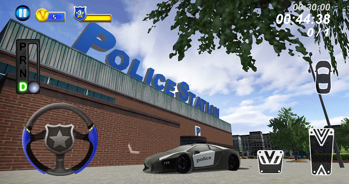 Скриншот игры Police Parking 3D Extended 2