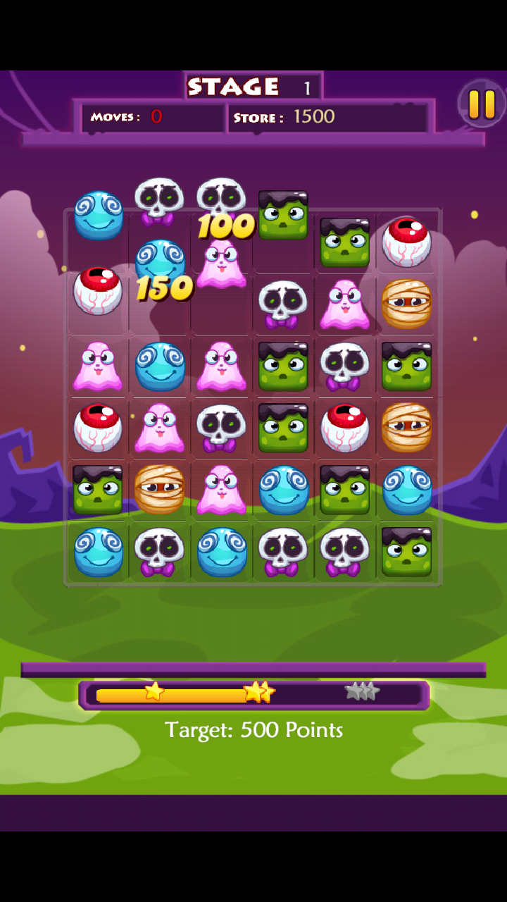 Witch Match Game Screenshot