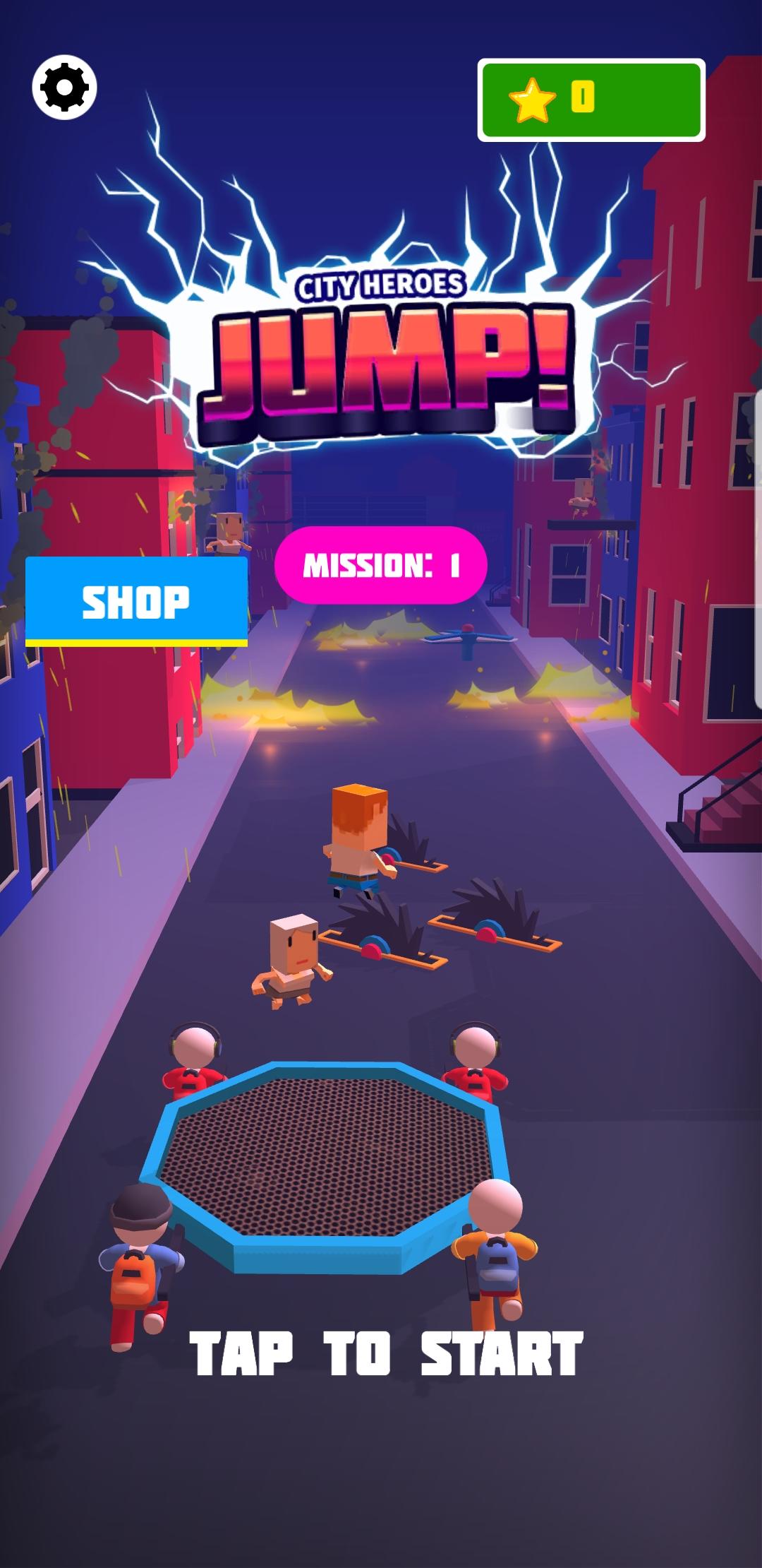 Jumping Heroes Game Screenshot