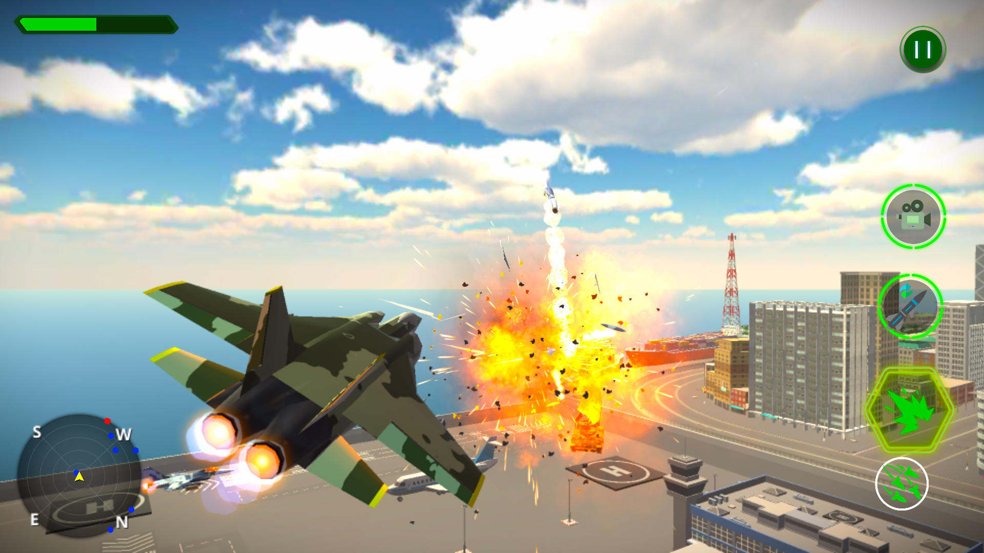 Modern Air Fighters ภาพหน้าจอเกม