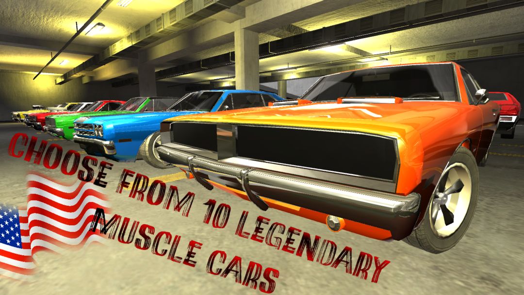 Screenshot of Legendary Muscle Car Race