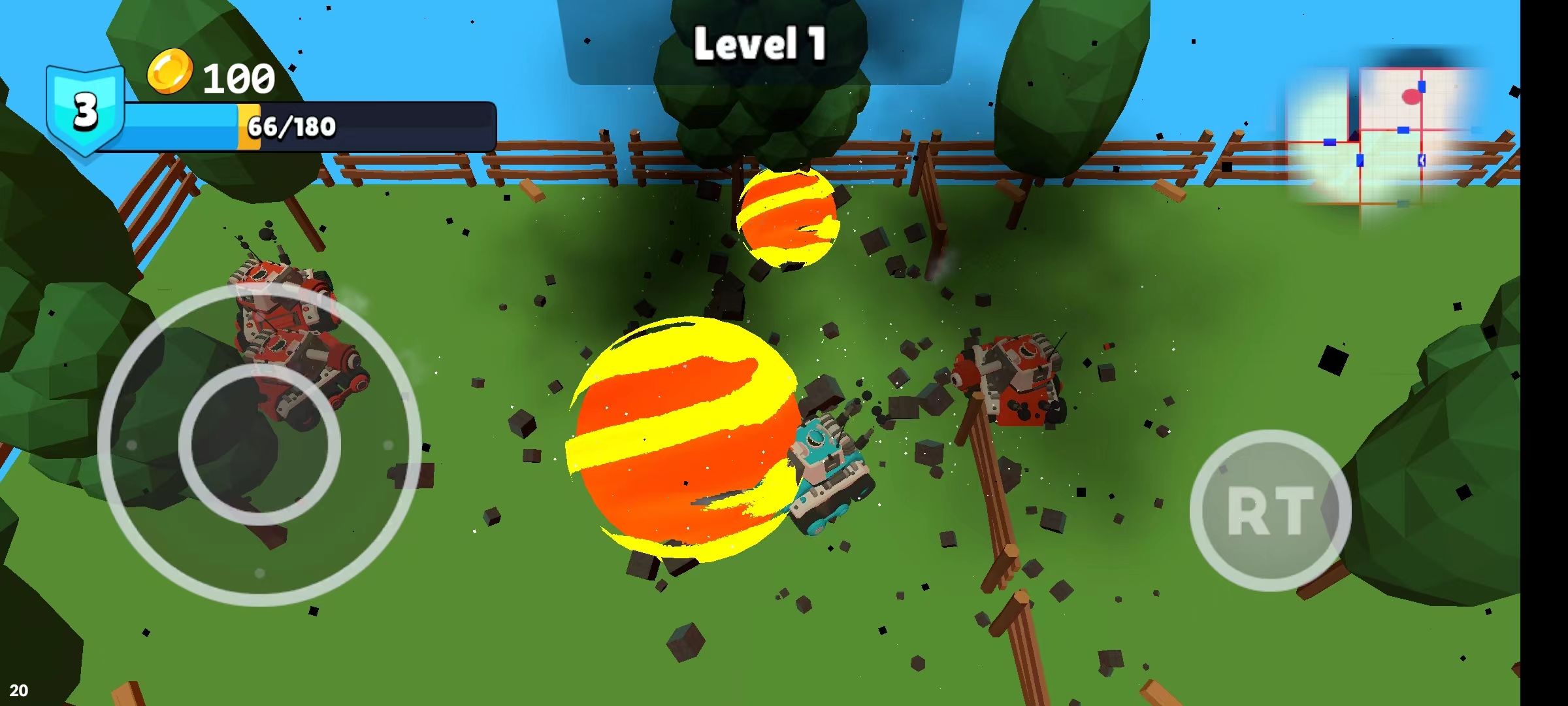 Screenshot of Tank Battle