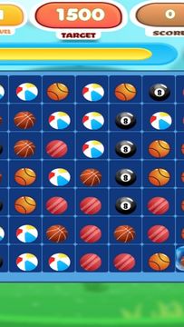 Match 3 game: Sport Ball Link Game Screenshot