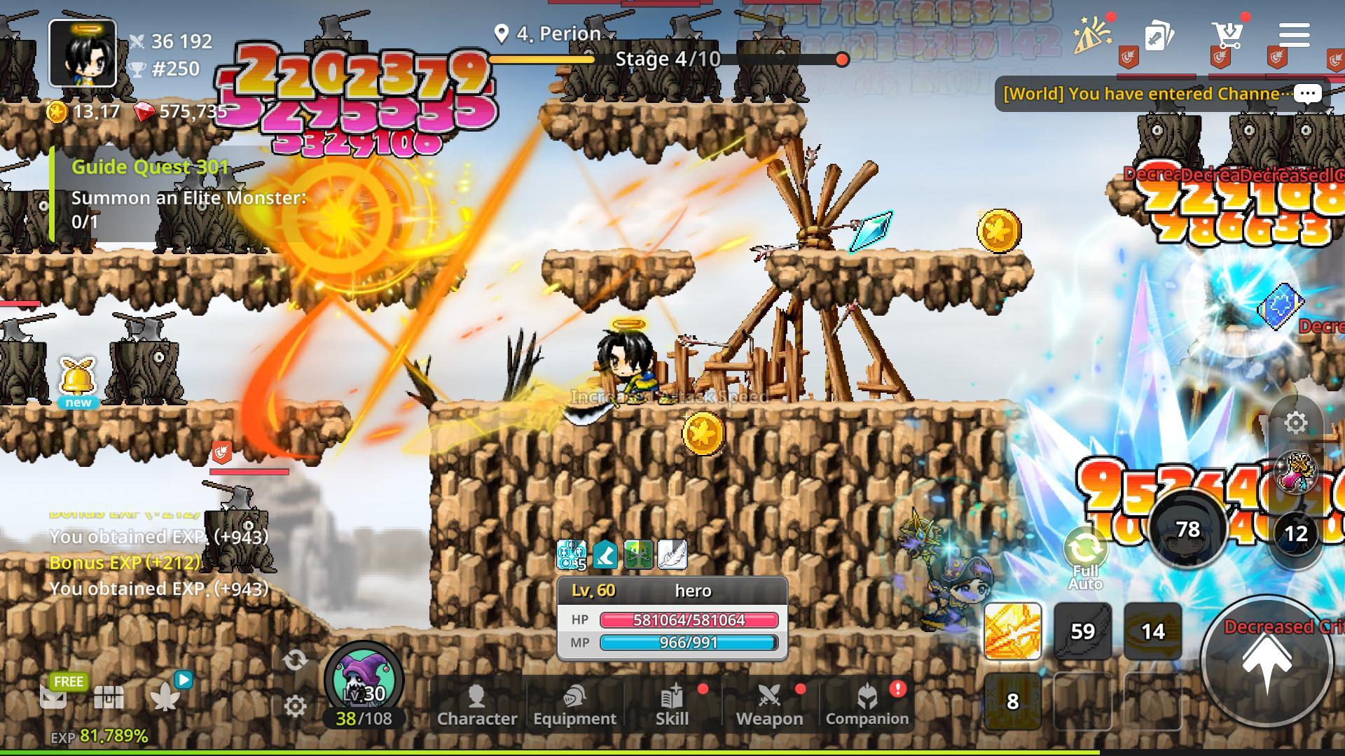 MapleStory : Idle RPG ภาพหน้าจอเกม