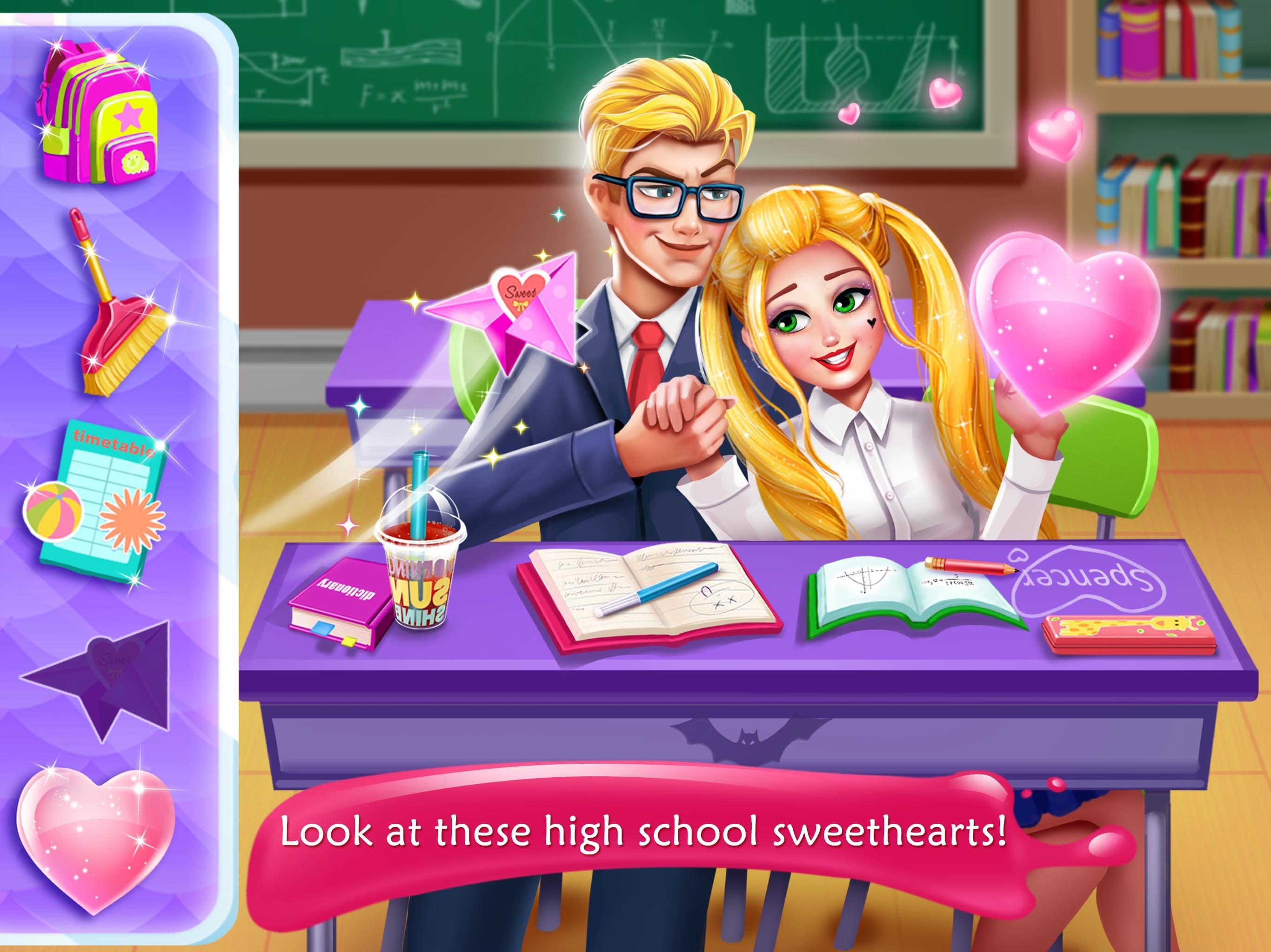 Secret High School 3: Bella’s Breakup Love Story Game Screenshot