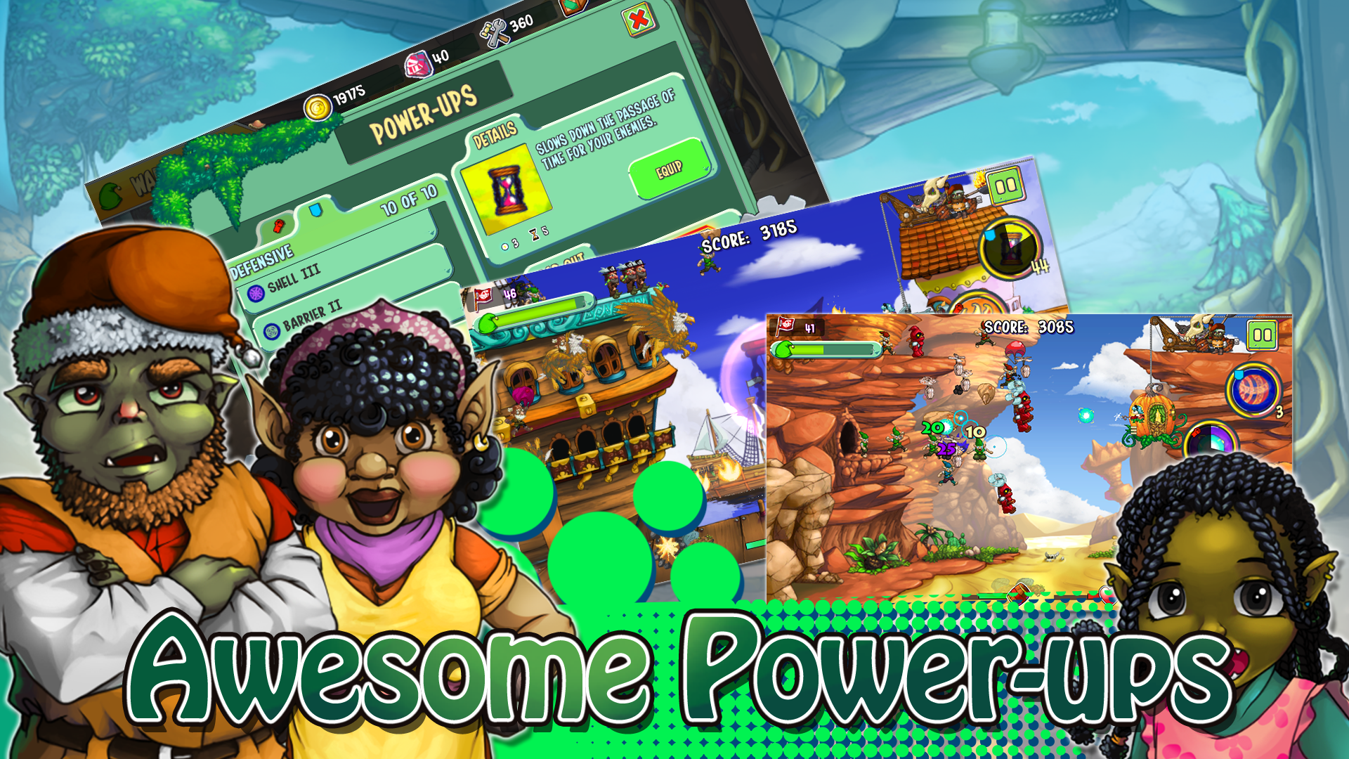 Cuplikan Layar Game Gnome More War Defense Shooter