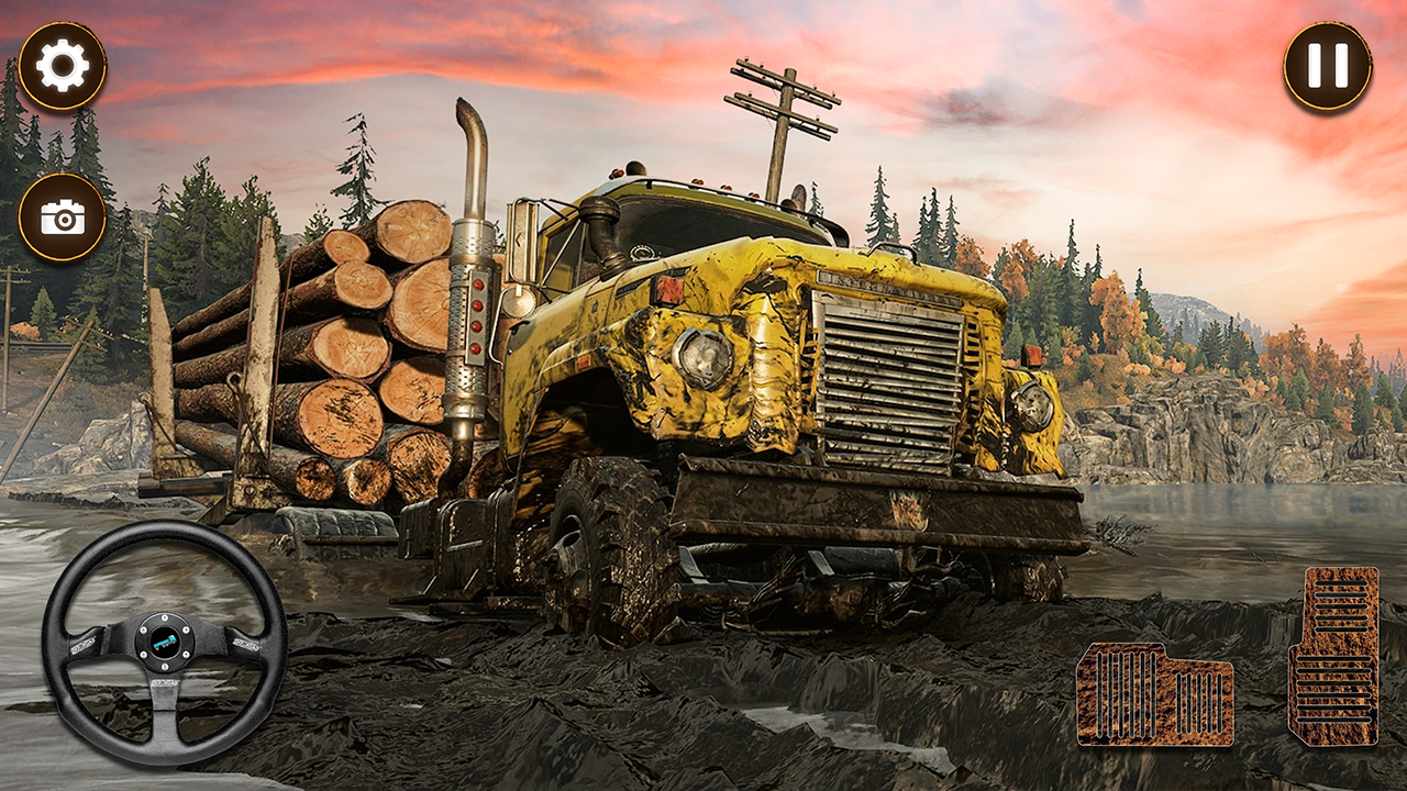 US Mud truck simulator offroad Game Screenshot