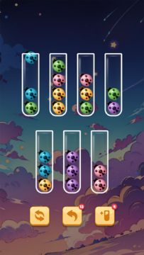 Sorting Ball Quiz Game Screenshot
