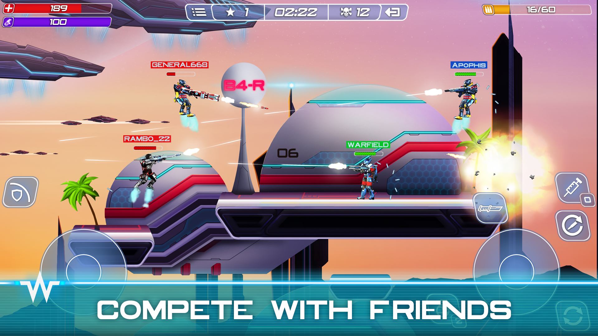 Warfield: Tactical Arena Shooter 게임 스크린샷