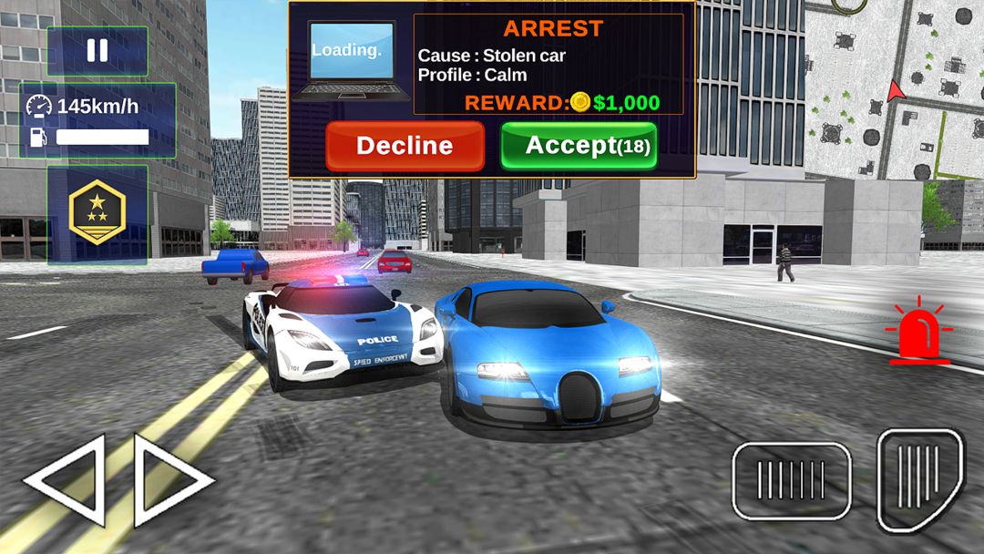 Screenshot of UK Police Car Crime Driving