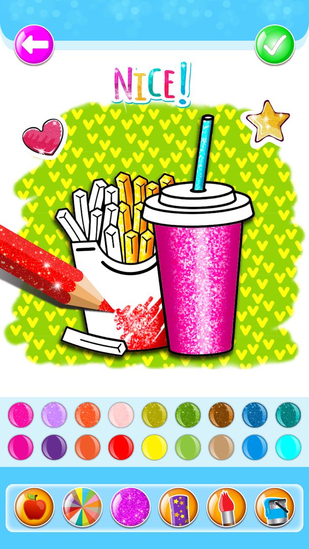 Food Coloring Game - Learn Col screenshot game