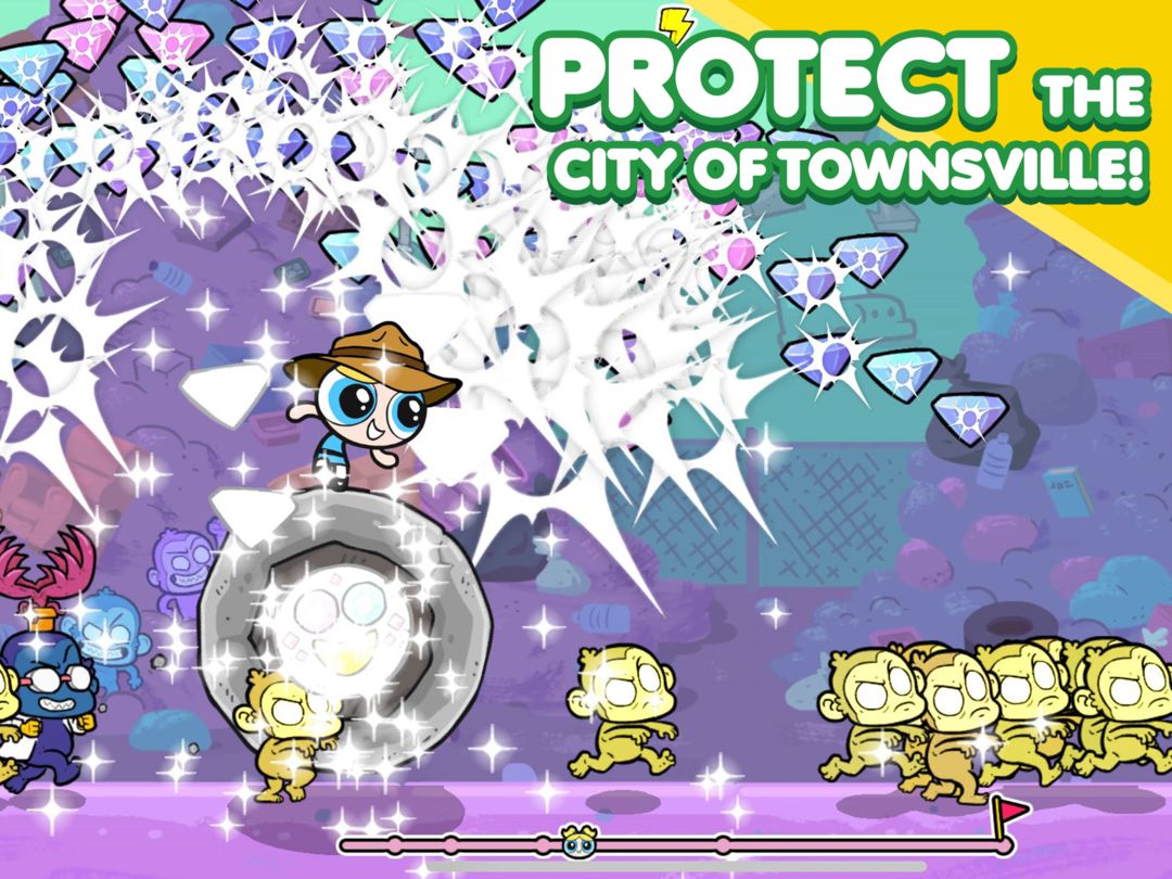 Screenshot of Powerpuff Girls: Monkey Mania