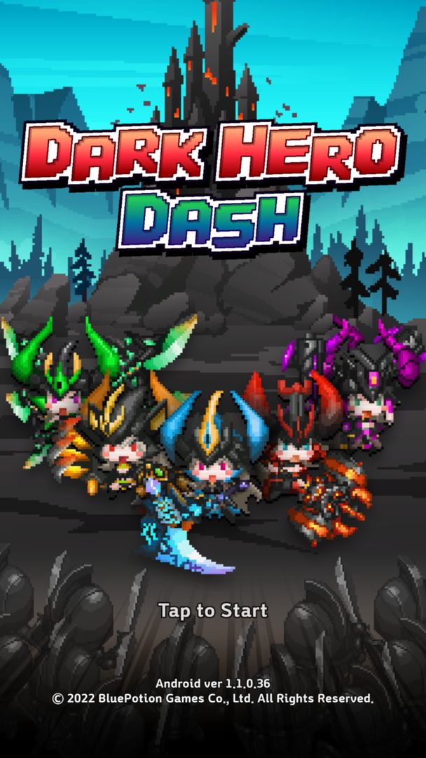 Dark Hero Dash : Idle RPG screenshot game