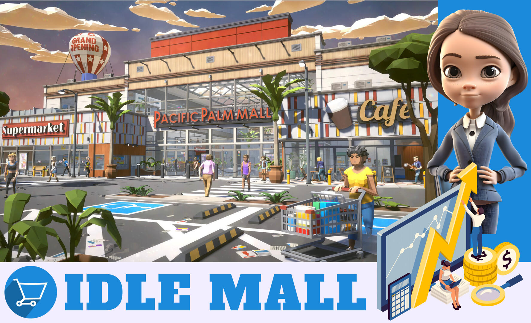 Idle Mall Tycoon screenshot game