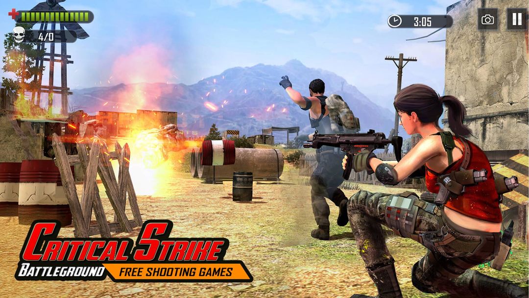 Battleground Fire : Free Shooting Games 2019 게임 스크린 샷