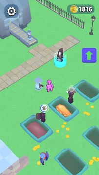 Creepy Idle: Tomb Park Tycoon Game Screenshot