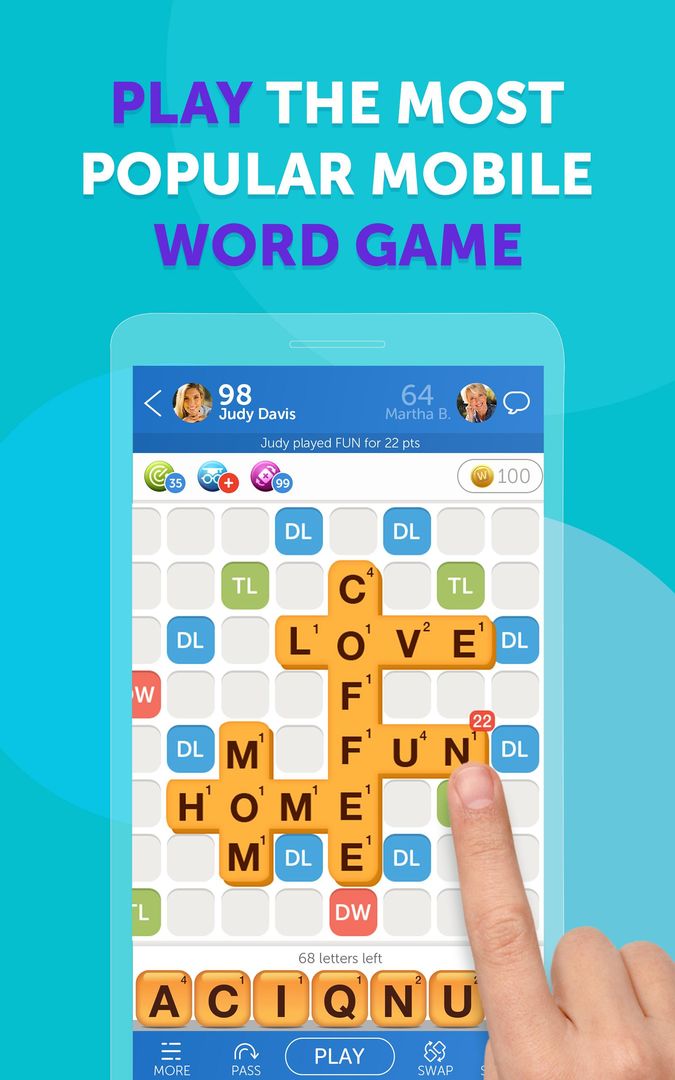 Words With Friends Crosswords ภาพหน้าจอเกม