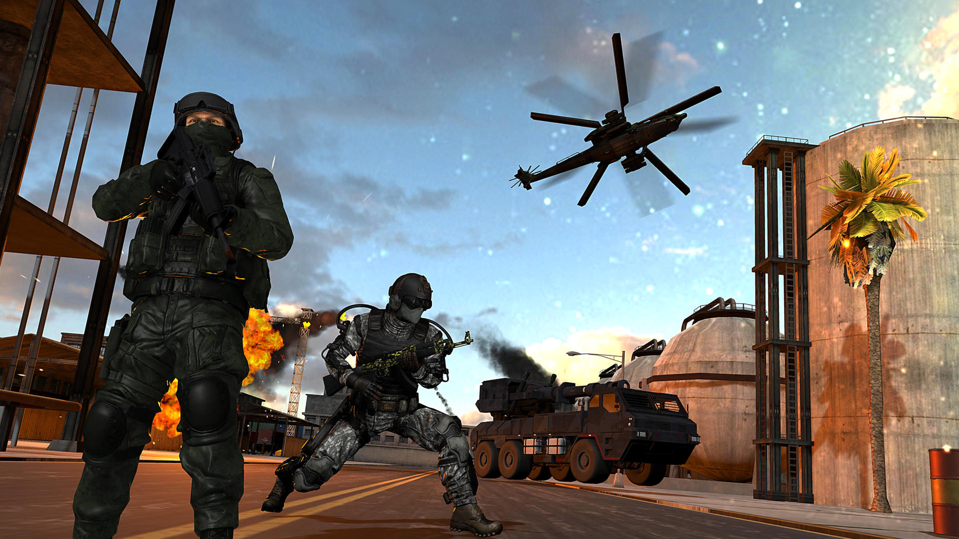 Cuplikan Layar Game Modern FPS Strike War Game