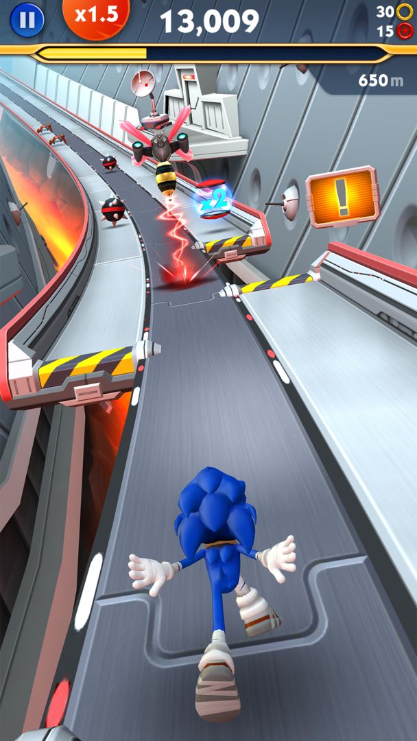 Screenshot of Sonic Dash 2: Sonic Boom