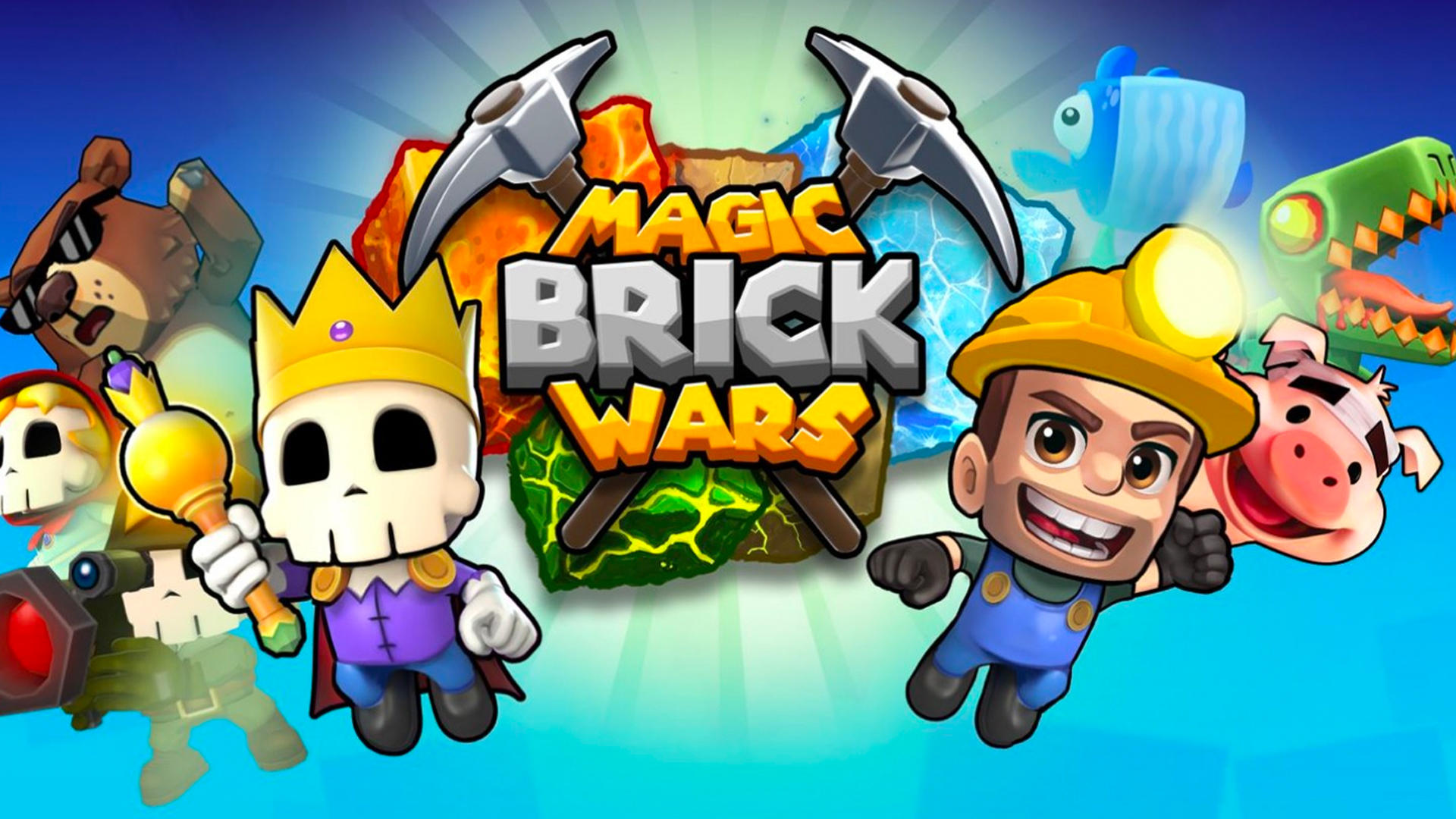 Banner of Magic Brick Wars 