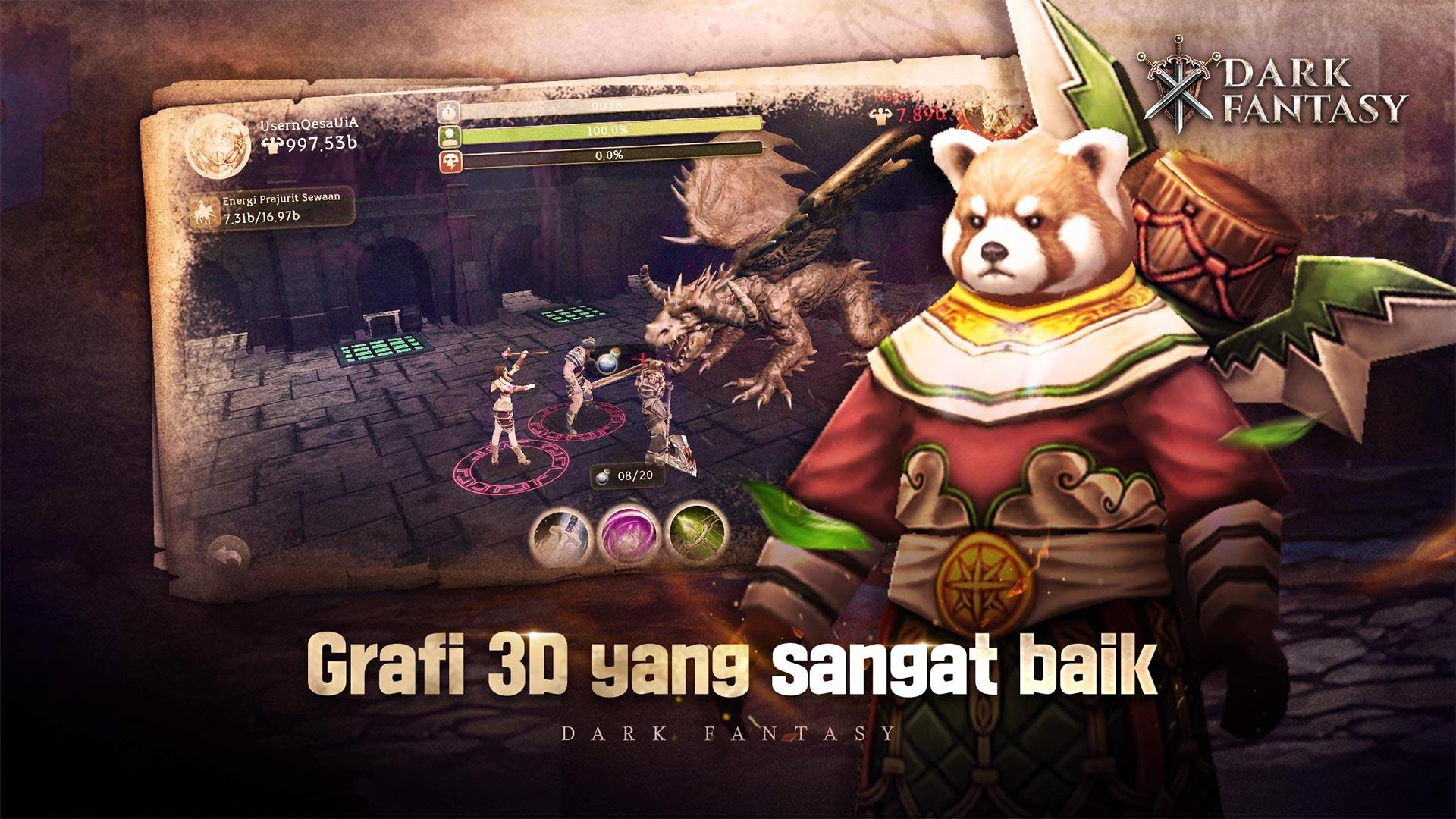 Cuplikan Layar Game Fantasi Gelap