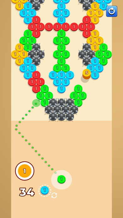 Coin Shooter 3D Game Screenshot
