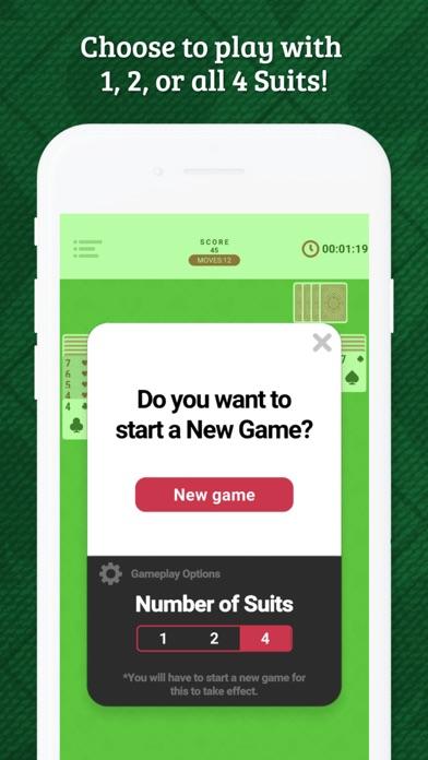 Spider Solitaire Infinite Game Screenshot
