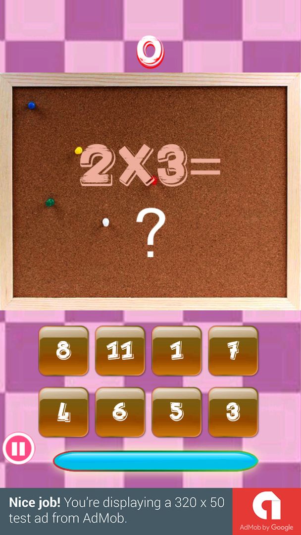 Screenshot of Maths Chick