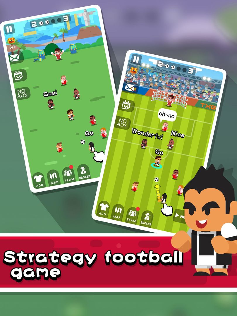 Goal Tour:football manager screenshot game