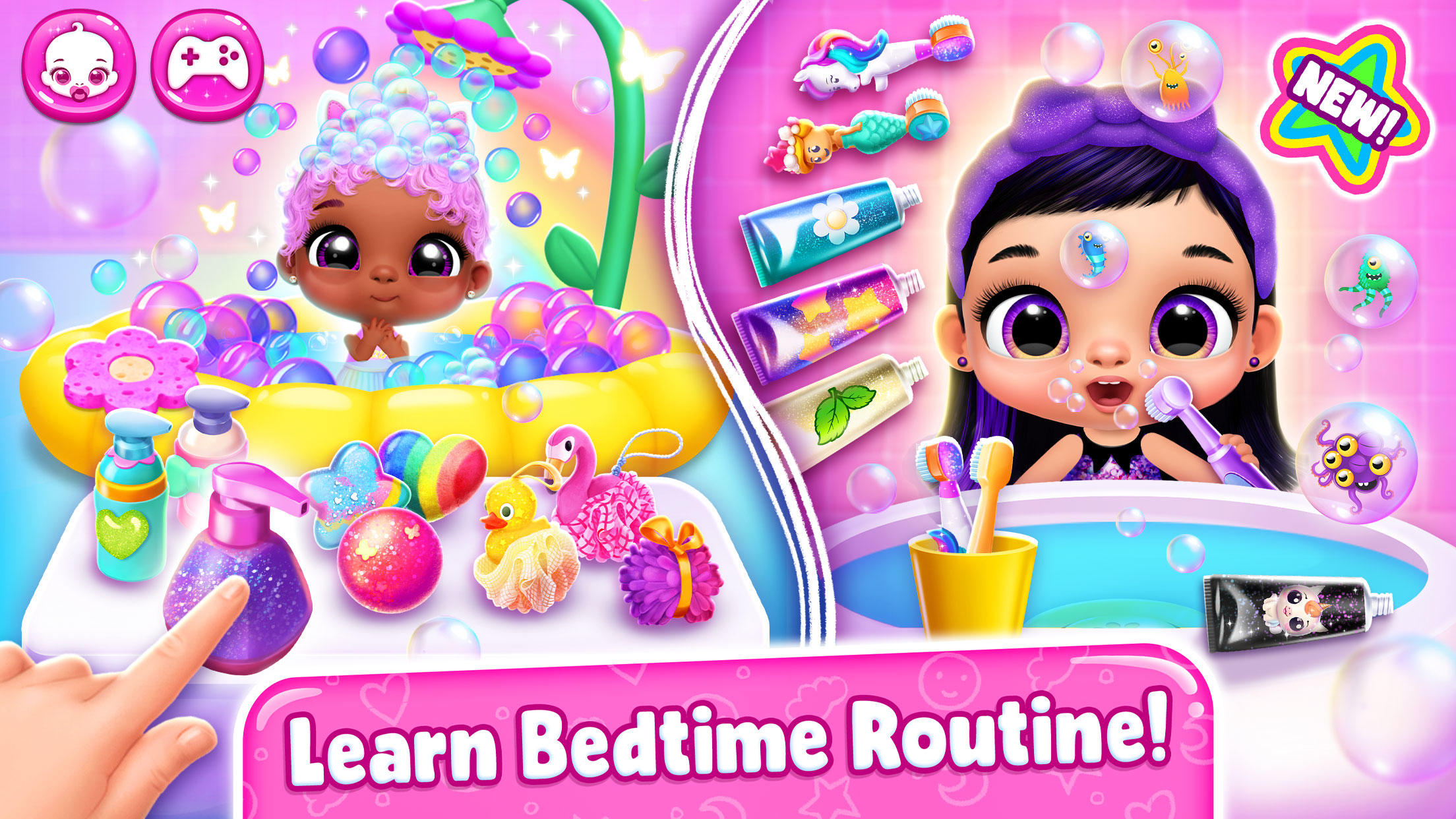 Giggle Babies - Toddler Care Game Screenshot