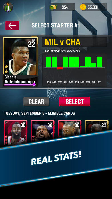 Captura de Tela do Jogo DR18: Fantasy Basketball