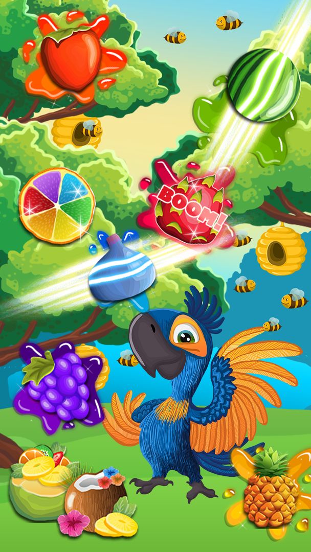 Fruit Rio Splash: Match 3 게임 스크린 샷