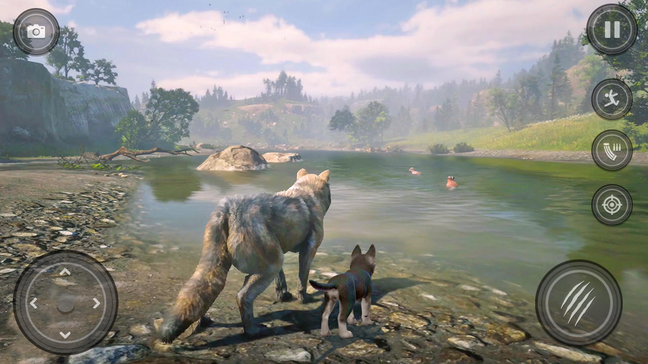 Wild Wolf Game 3D Game Screenshot