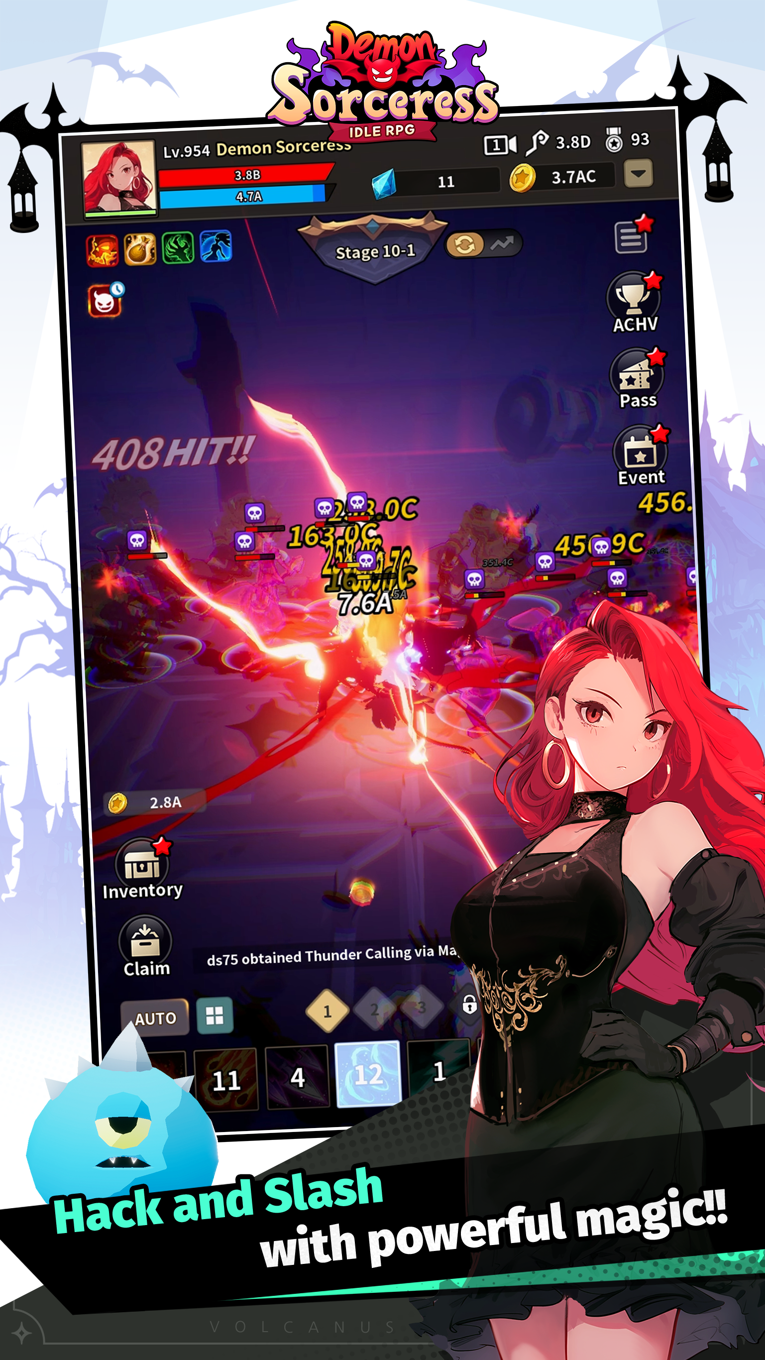 Demon Sorceress : Idle RPG Game Screenshot