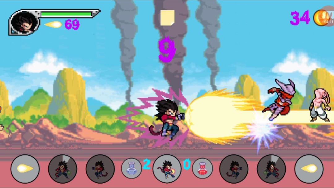 Screenshot of Goku Saiyan Final Battle
