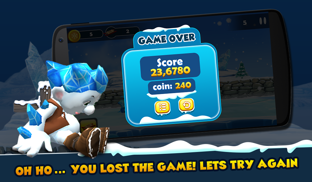 Cuplikan Layar Game Snowdy Adventure