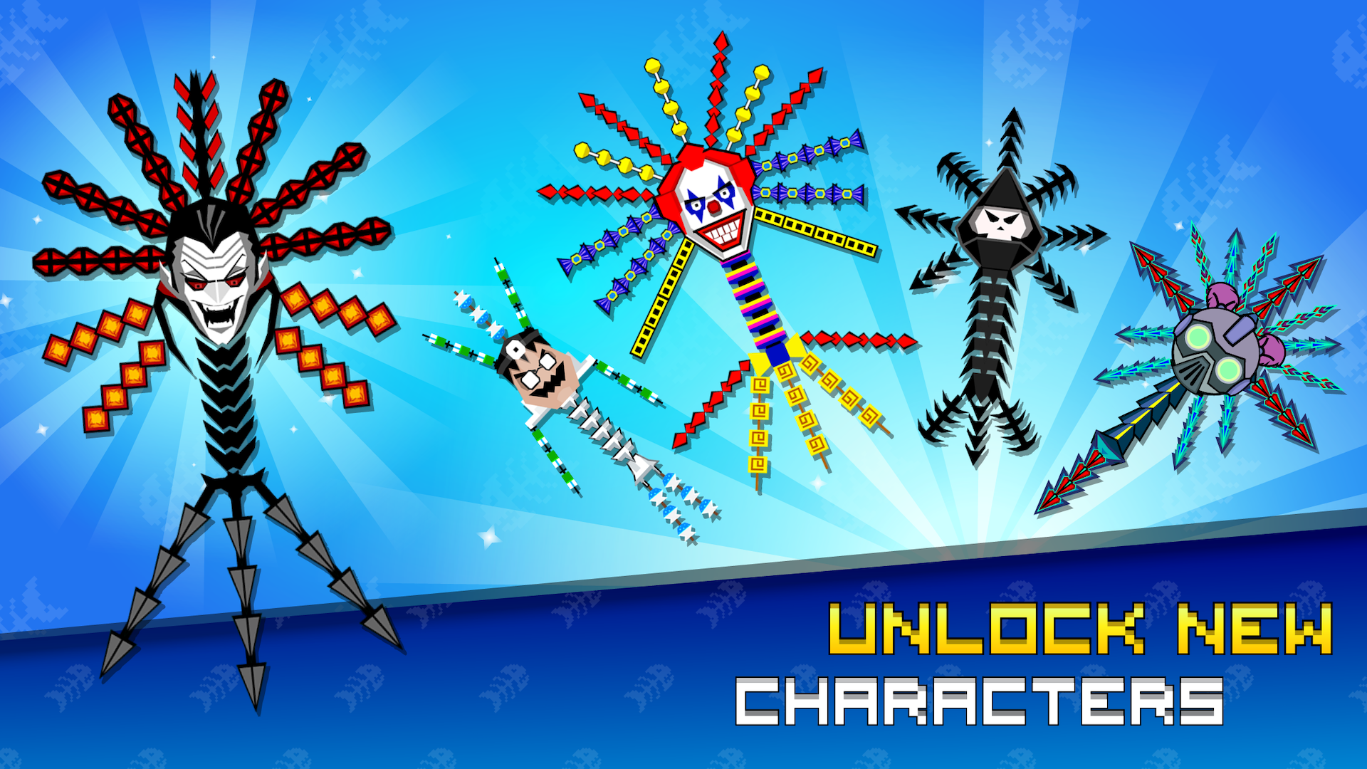 Pixel Sword Fish io Game Screenshot