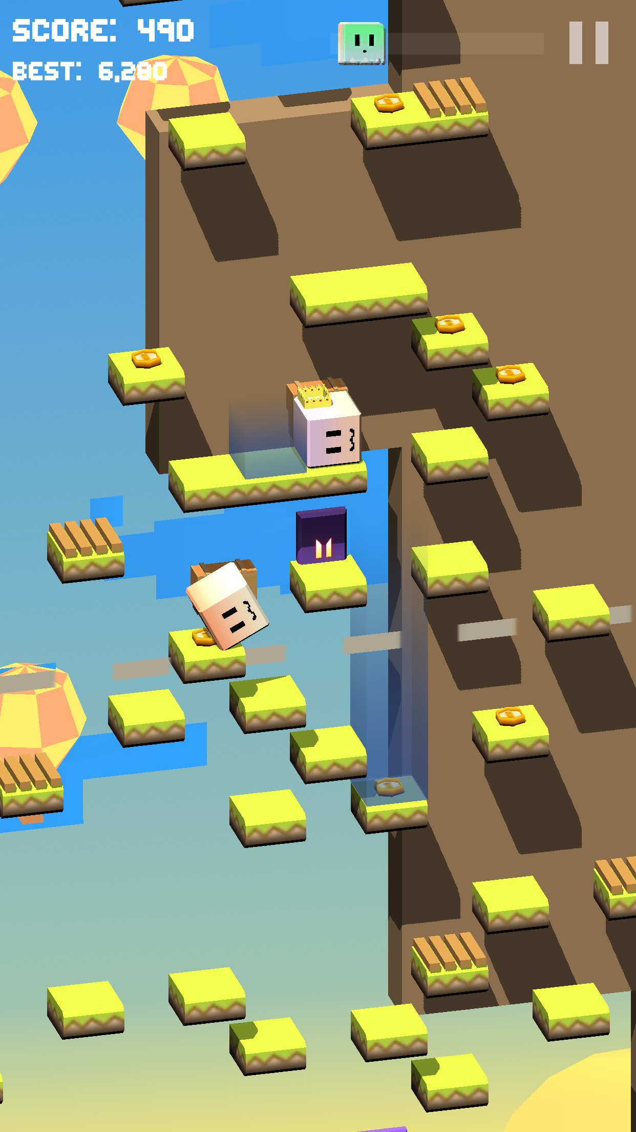 Super Drop Land screenshot game